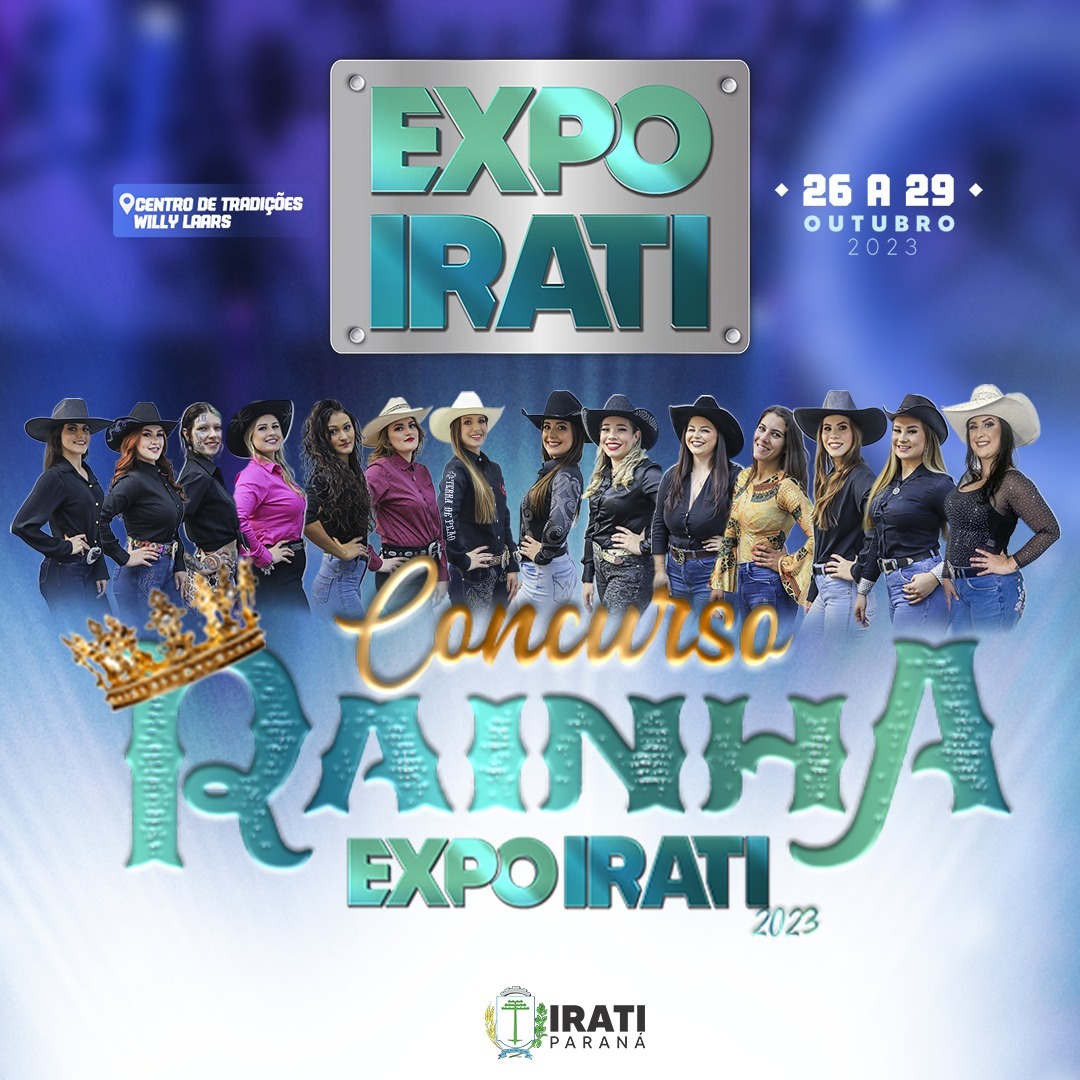 Candidatas a rainha e princesas da 2ª ExpoIrati são apresentadas Votação popular inicia nesta quarta-feira (11)